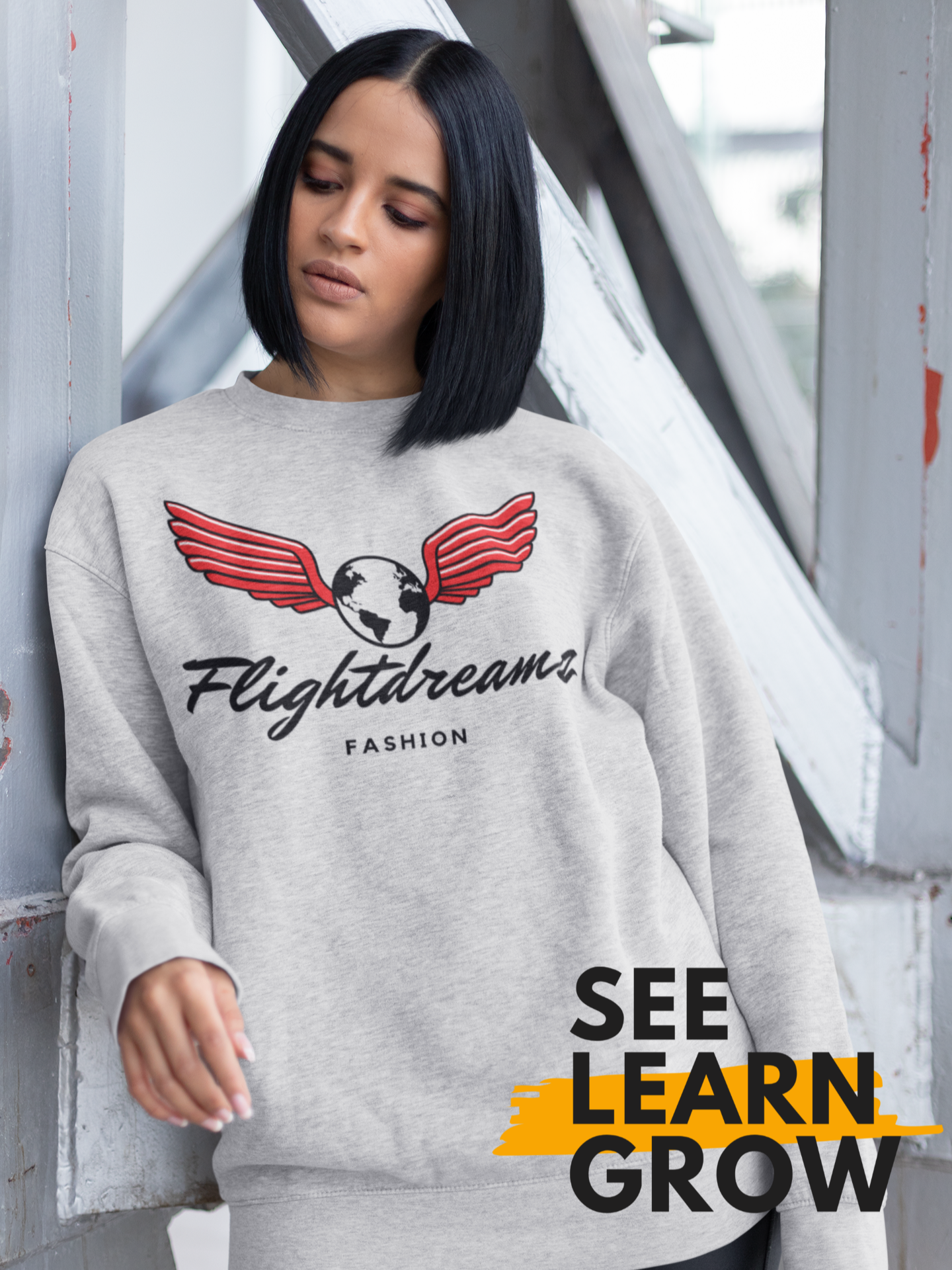 Winged Spirit  Crewneck Sweatshirt